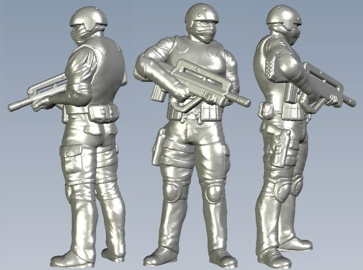 1/72 scale SpecOps operator soldier figures x 2 3d printed