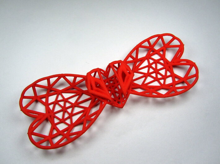 Bow tie The Heart 3d printed 