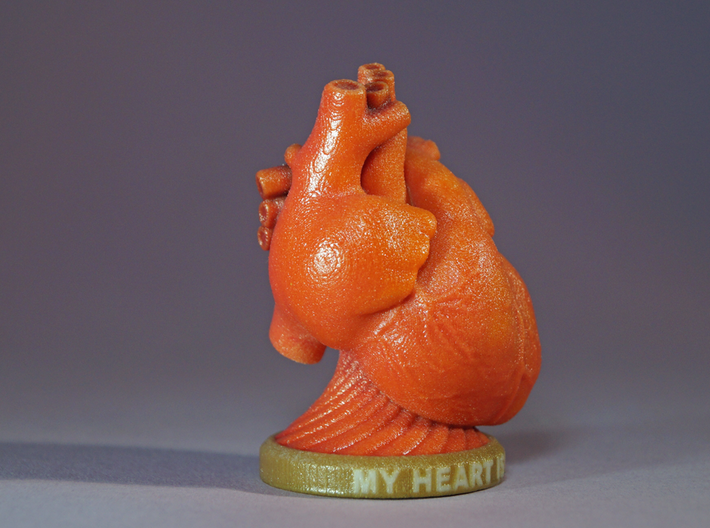 Valentine's Heart - 'My Heart is Yours' 3d printed 