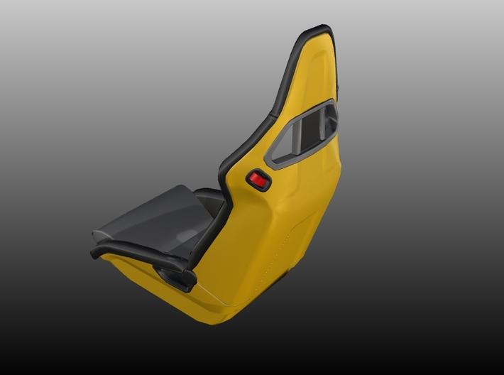 Race Seat P-RS-Type - LEFT - 1/10  3d printed 