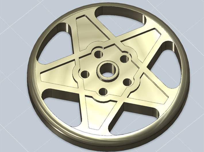 BUTTON CROMODORA WHEEL 20 mm 3d printed Button with the shape of a Ferrari 308 Cromodora whell