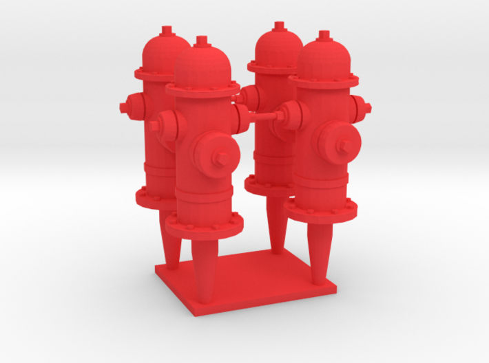 FH1, 1/32 Scale Classic  Fire Hydrants 3d printed 