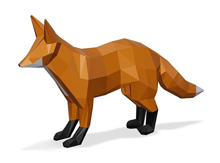 Red Fox 3d printed