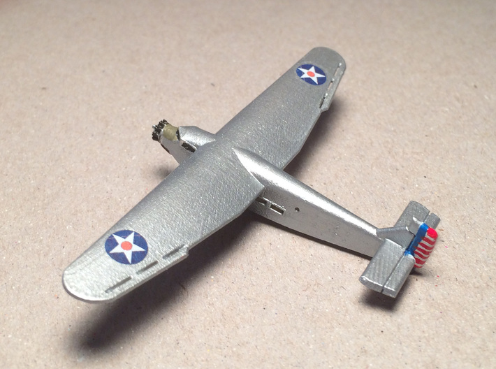 Ford 5-A-TC Trimotor 1/285 Scale 3d printed Fred Oliver's Ford Trimotor, top 3/4 view