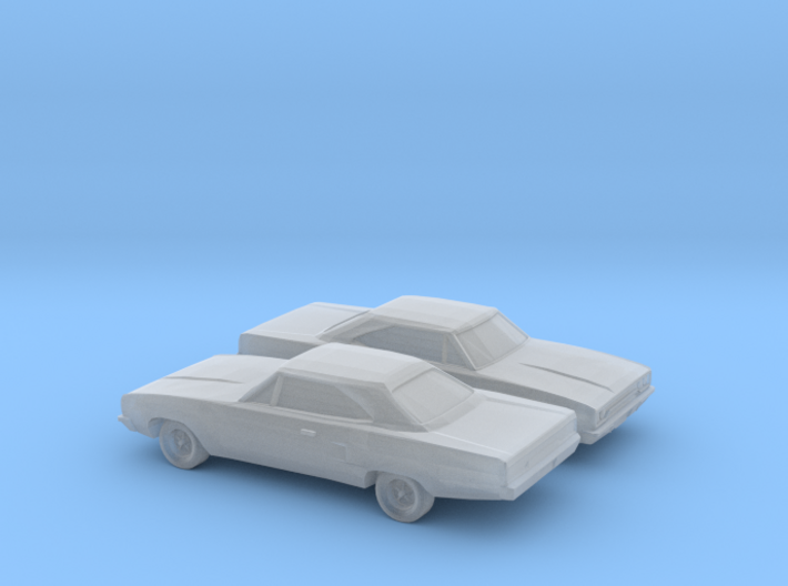 1/160 2X 1968-70 Plymouth Satellite GTX Coupe 3d printed
