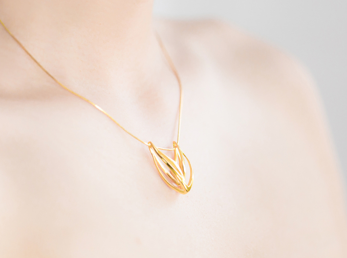 sWINGS Sharp, Pendant. Pure Elegance. 3d printed 