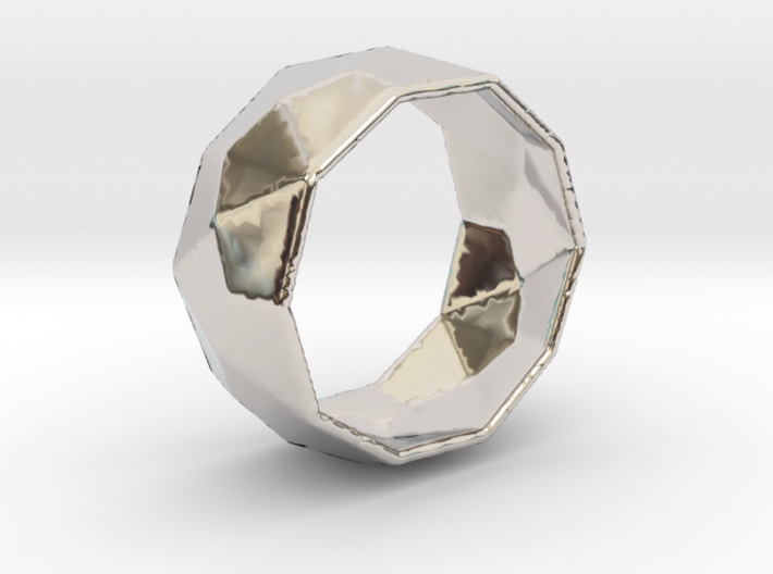 Octagonal Ring 3d printed