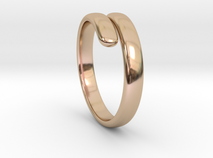 two becomes one / wedding ring 3d printed