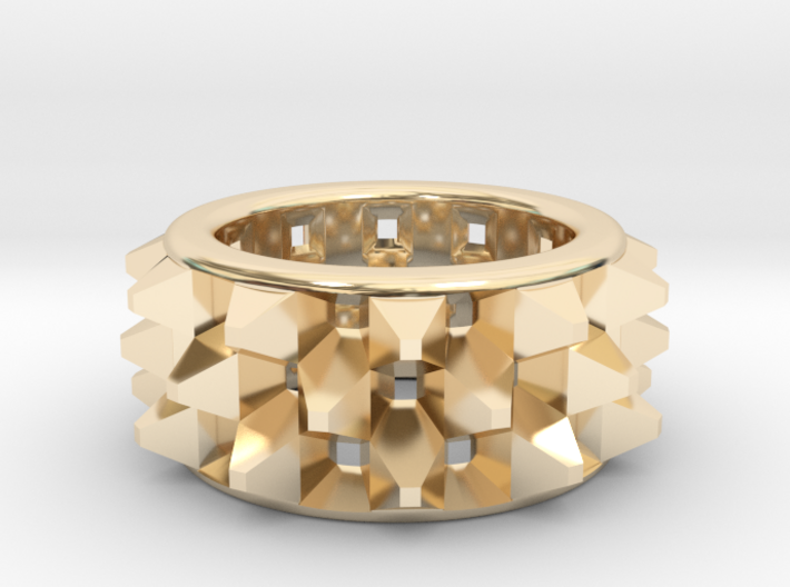 Spike Ring - size 12 3d printed