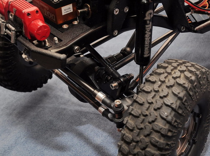 3D printed Panhard Mount for Scx Axle 3d printed 3D printed panhard mounted on Axial scx 10 axle