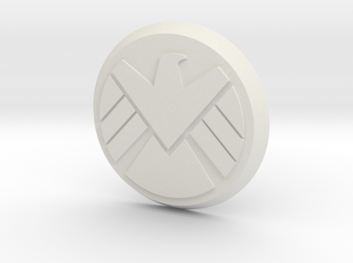 Agents Of Shield Button 3d printed
