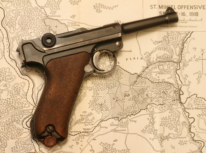 1/10 scale Luger P-08 Parabellum 1908 pistols x 5 3d printed 