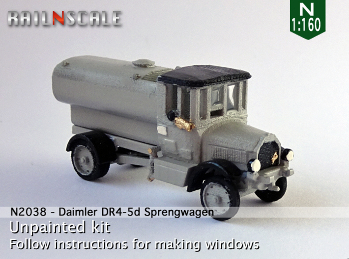 Daimler Sprengwagen (N 1:160) 3d printed