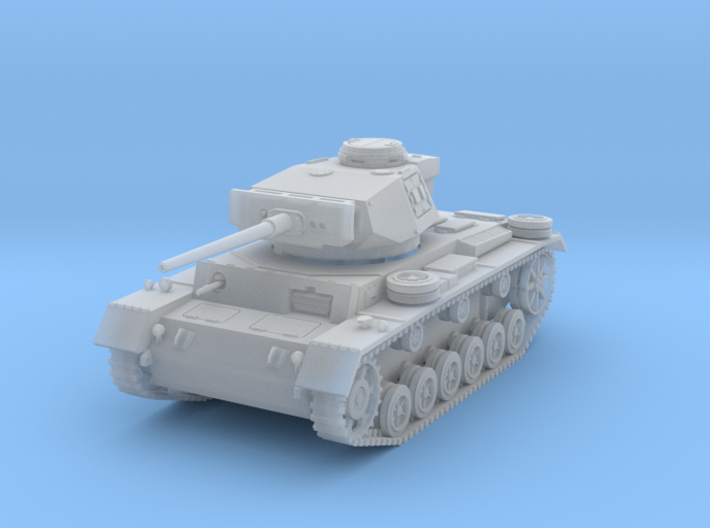 PV164C Pzkw IIIL Medium Tank (1/87) 3d printed