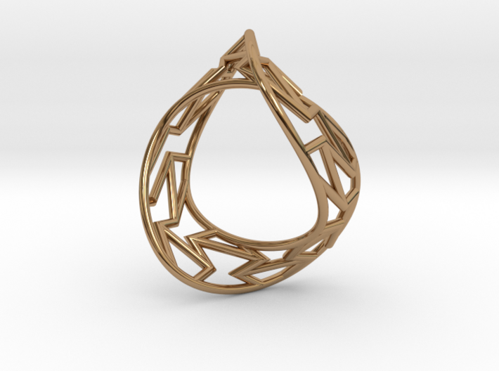 Infinity Frame Ring 3d printed