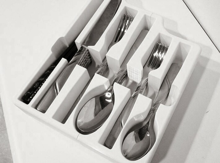 Custom Cutlery Tray 3d printed