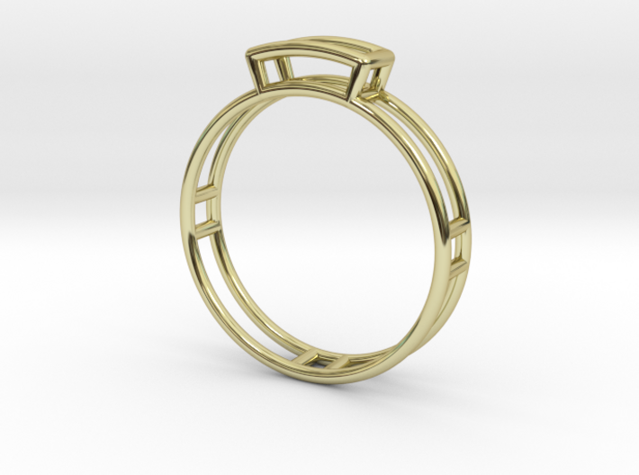 GEM Ring  3d printed 