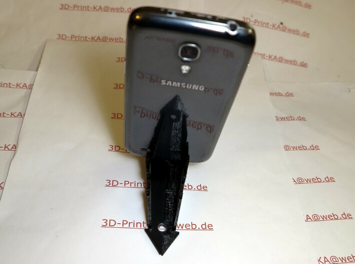 Check card mobile mount for smartphone 3d printed 