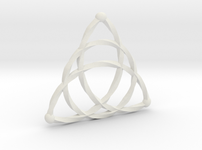 Triqeutra Celtic Knot - Large 3d printed 