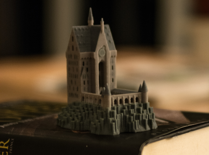 1/720 Hogwarts - Clock Tower 3d printed