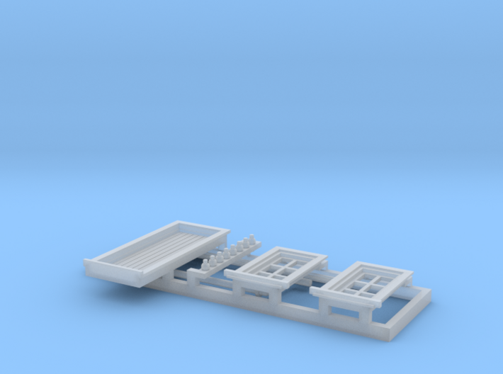 HO NSWR 'Cheap' Platform Signal Box Detail Parts 3d printed