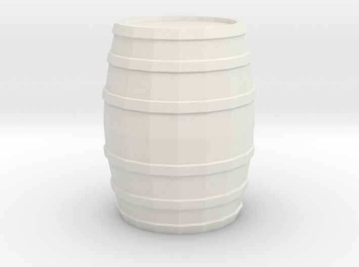 Printle Thing Barrel (Medium) - 1/24 3d printed