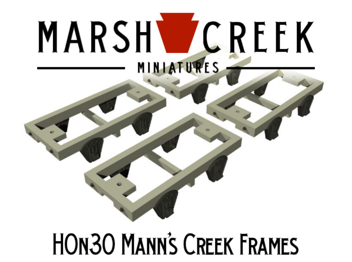 HOn30 Mann's Creek Frames (4) 3d printed