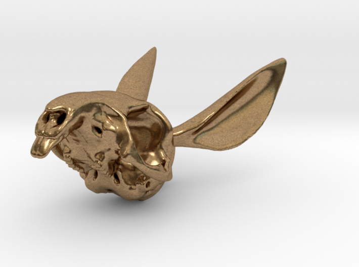 Easter Bunny Skull Pendant 3d printed