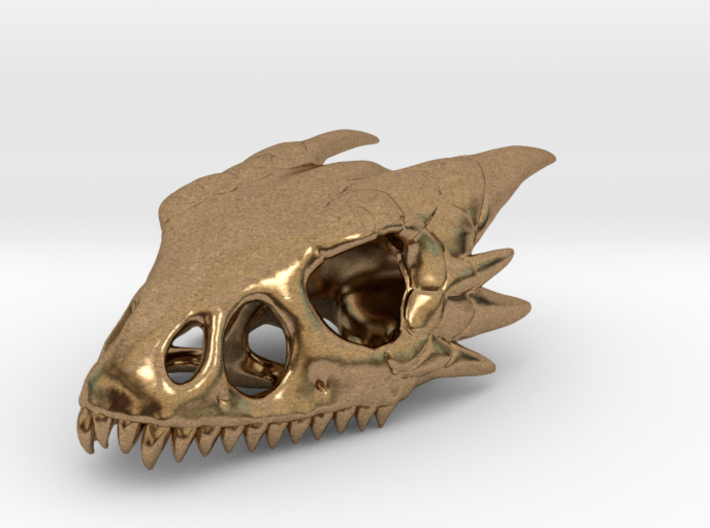 Wyvern Skull Pendant 3d printed