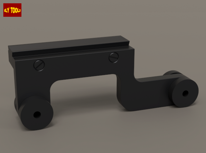 ROTJ Scope Mount (Standard M4 Version) 3d printed ROTJ Scope Mount (Standard M4 Version), simulated M3 nutty screws