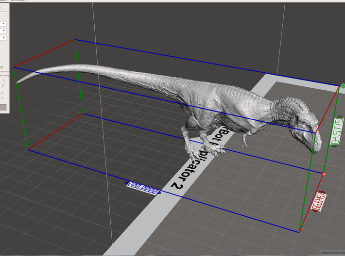 Daspletosaurus for JNASPHALT (Medium/ Large size) 3d printed 