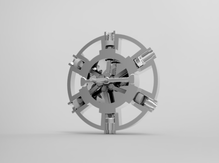 A Radial Engine 3d printed