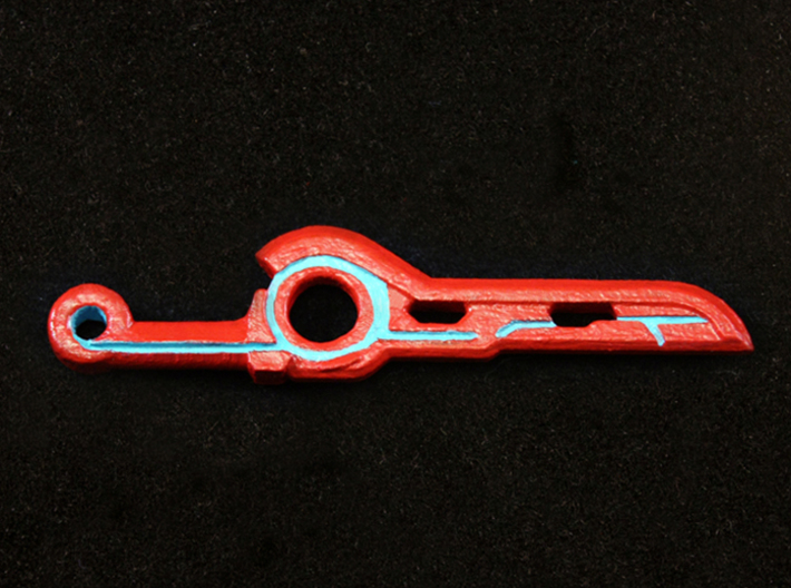 Monado Sword 3d printed Painted Frosted Ultra Detail