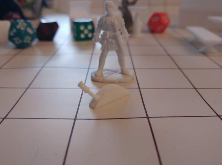 Tabletop: Basic Lever 3d printed