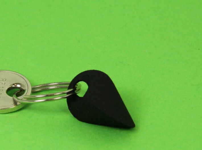 Oloid key chain 3d printed