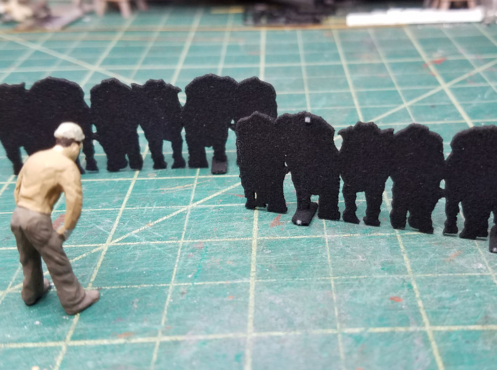 1-48 Cattle 2017.01.22 3d printed