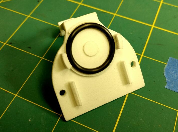 Airsoft AUG Reinforced Gearbox Plate 3d printed 