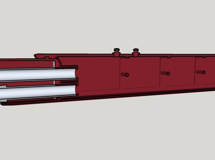 ROTJ SE / ANH SE Flamethrower Nozzle Housing 3d printed 