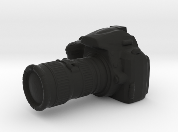 Camera D3000 with Camera Lens - 1/10 3d printed