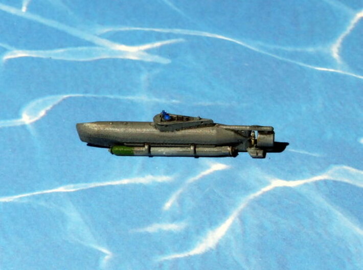 Midget Submarine Type XXVII B5 &quot;Seehund&quot; 1/144 3d printed 1/285 Model