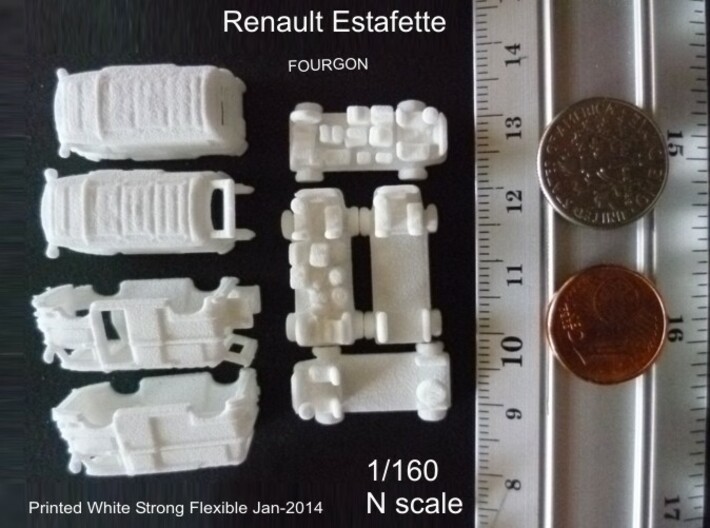 1-160 R-Estafette Fourgon SET 3d printed 