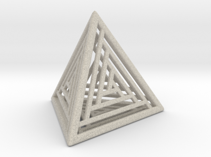 Tetrahedron Lattice 3d printed