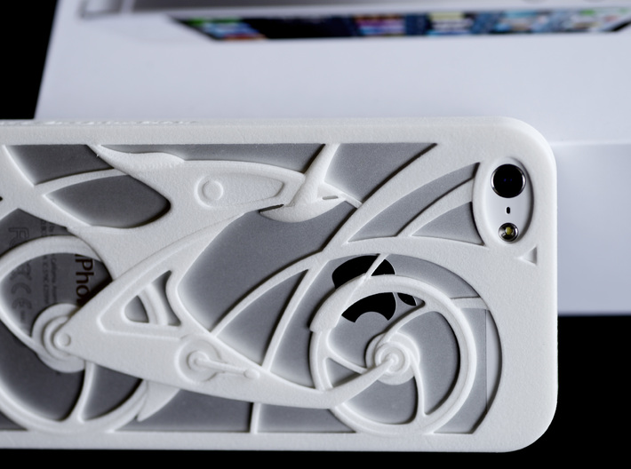 Innovative Bicycle iPhone5/5s Case 3d printed Innovative Bicycle iPhone5/5s Case in white