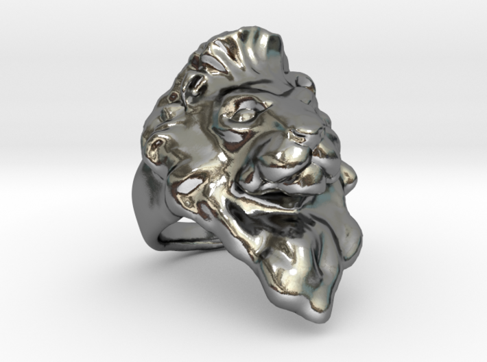 Lion Ring 22.27mm (size 13) 3d printed