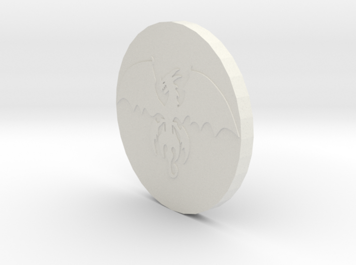 Dragon Coin 3d printed