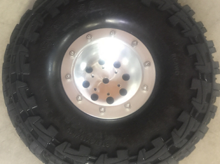 tamiya bruiser wheels  3d printed cnc milled