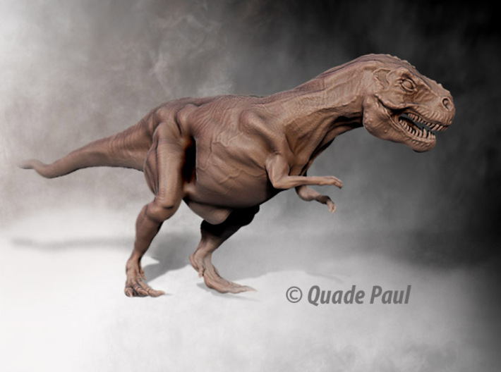 Tyrannosaurus Rex 3d printed render of the Trex