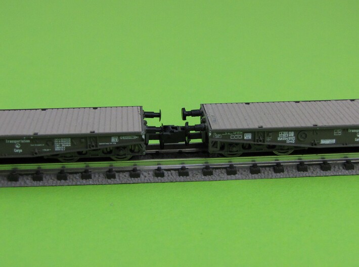 1:160 n scale buffer ROCO Flatbed Ssy 3d printed 