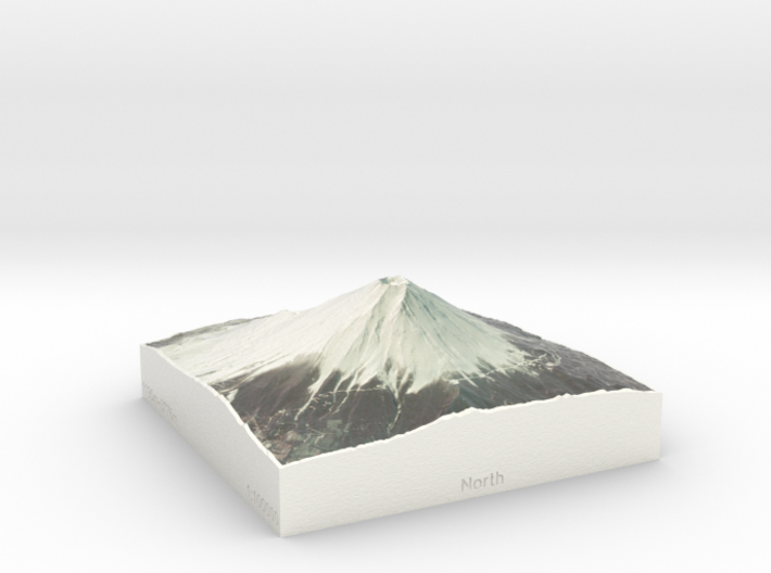 Mt. Fuji, Japan, 1:100000 Explorer 3d printed 