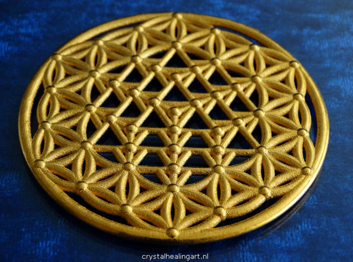 64 Tetrahedron Grid - Flower of life 3d printed 